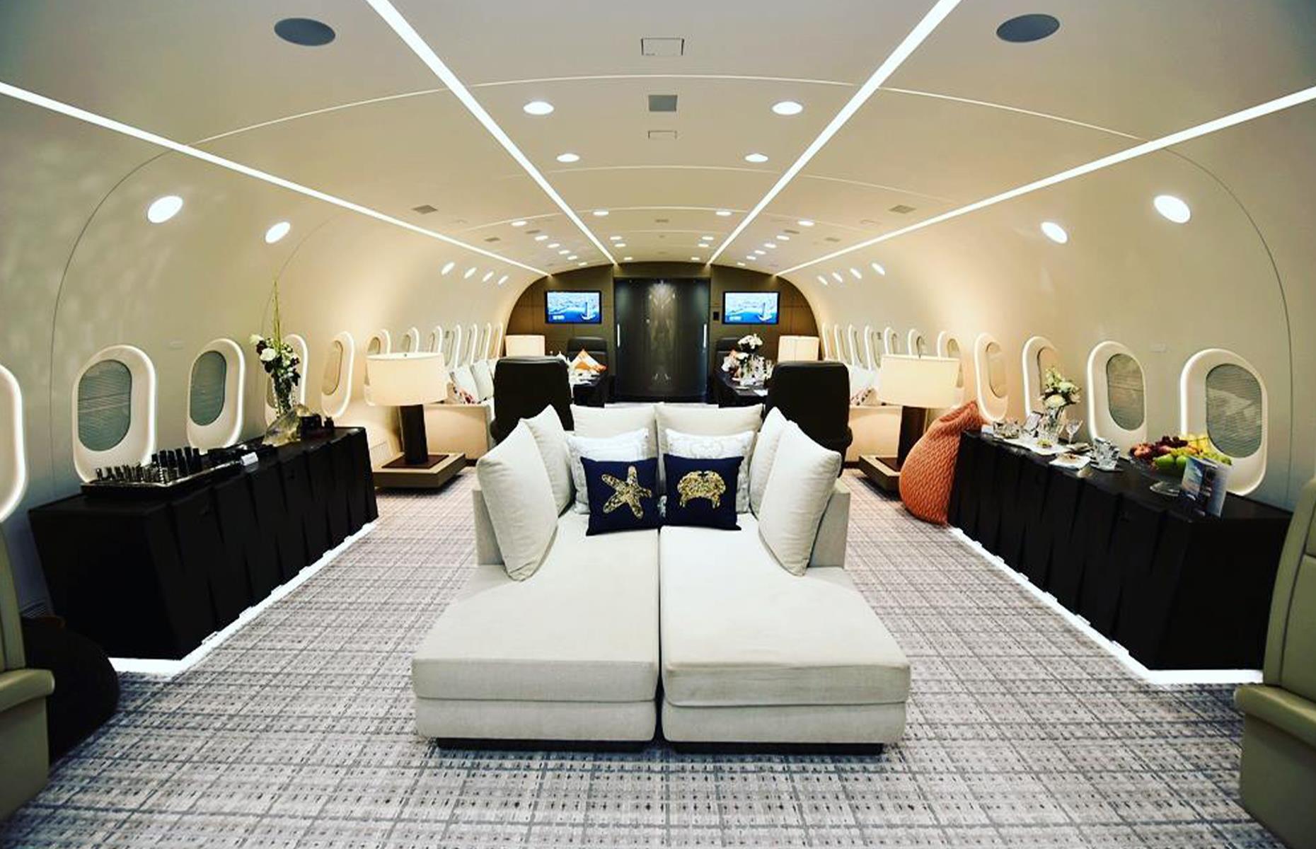 Avion privé Boeing 787-8 BBJ : + de 300 M$ (+ de 270 M€)